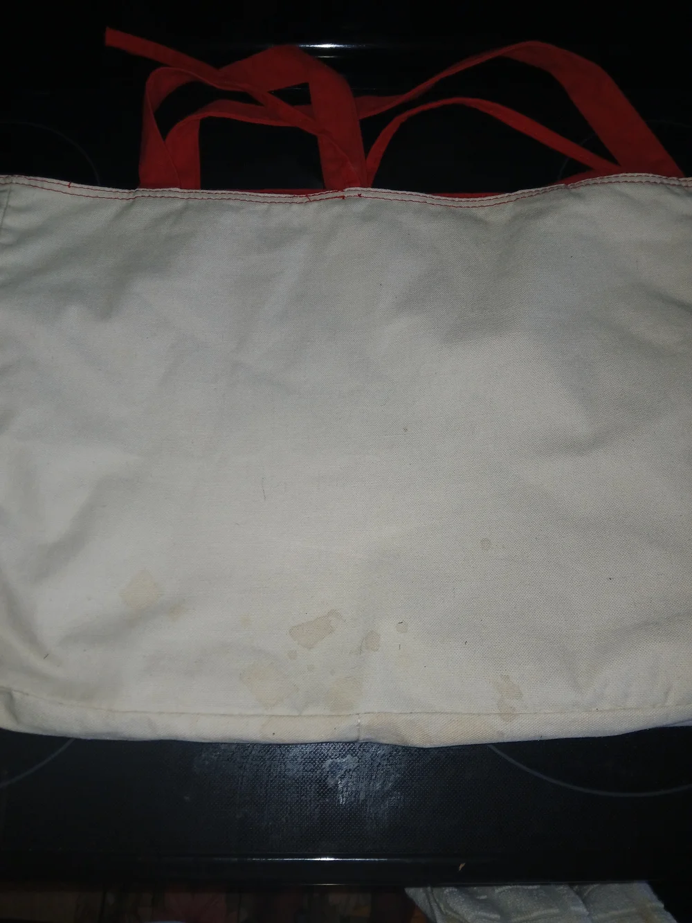 Walt Disney World 1971 Mickey Canvas Tote - Red Straps Reversible